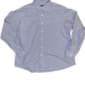 Ralph Lauren Blue Checkered Men's Shirt